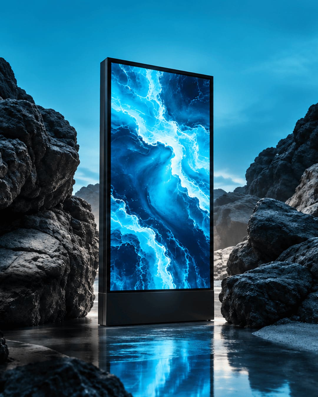 Digital-Signage Lösung im Einsatz